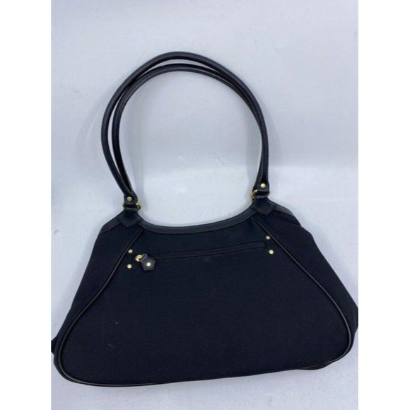 Maxx New York Tote Black Nylon Fabric Shoulder Bag - Picture 2 of 12